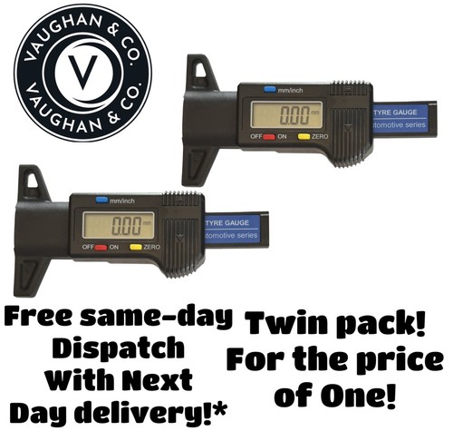 Digital tyre depth gauge tread - depth,