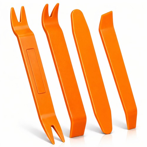 Plastic car trim - trim, removal
