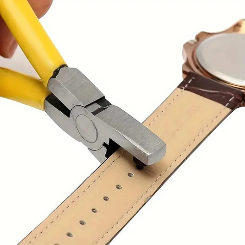 Leather hole punch plier - leather,