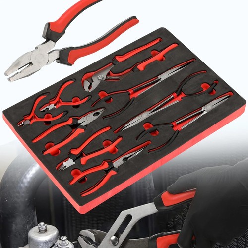 Piece pliers tool tray set - pliers,