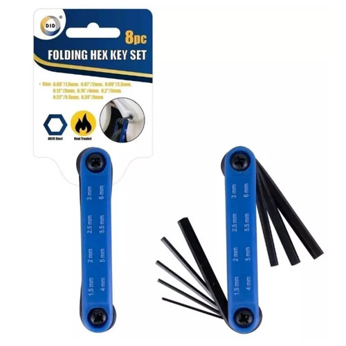 Folding hex key - key, to