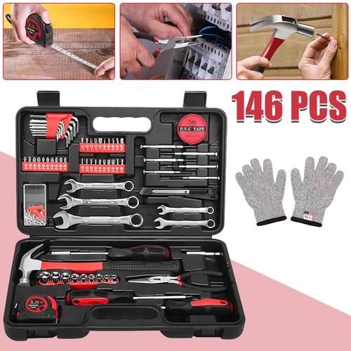 146 pcs hand tool kit - hand,
