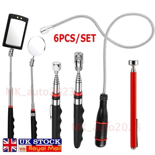 6pcs set telescopic mirror - telescopic, &